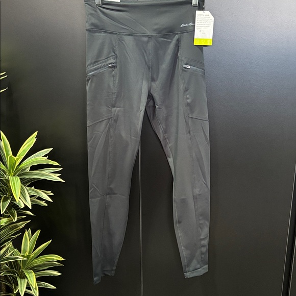 Eddie Bauer Motion Moisture wick,zip hip pockets,high waist,full length,stretch - Picture 1 of 9